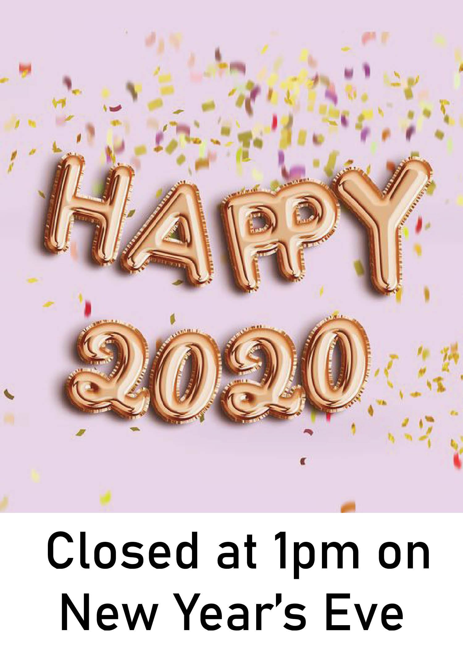 closed for new years