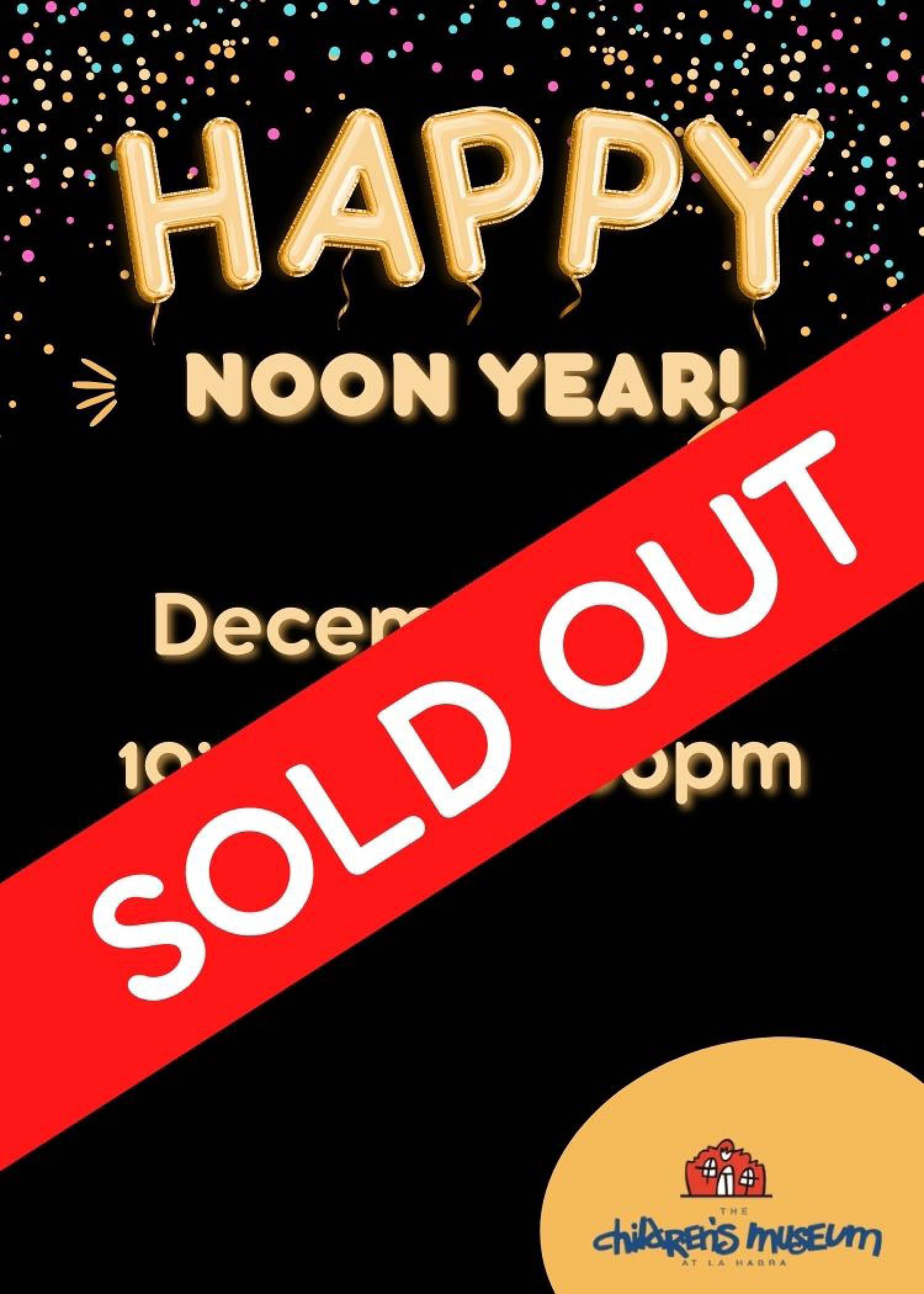 New Years noon sold out