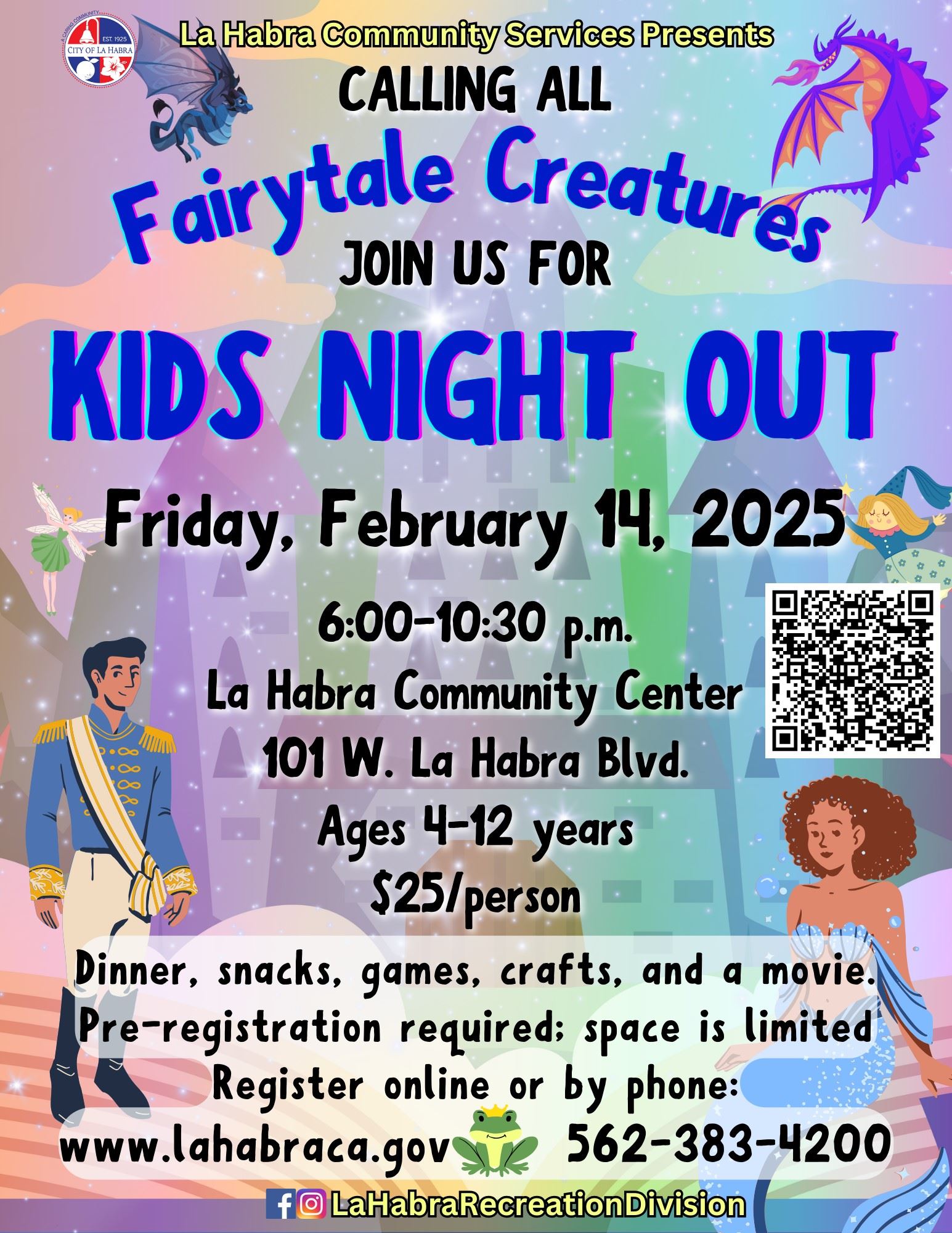 Kids Night Out 2.14.25
