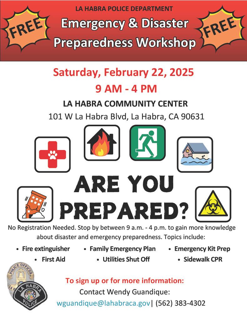 EMERGENCY PREPAREDNESS FLYER