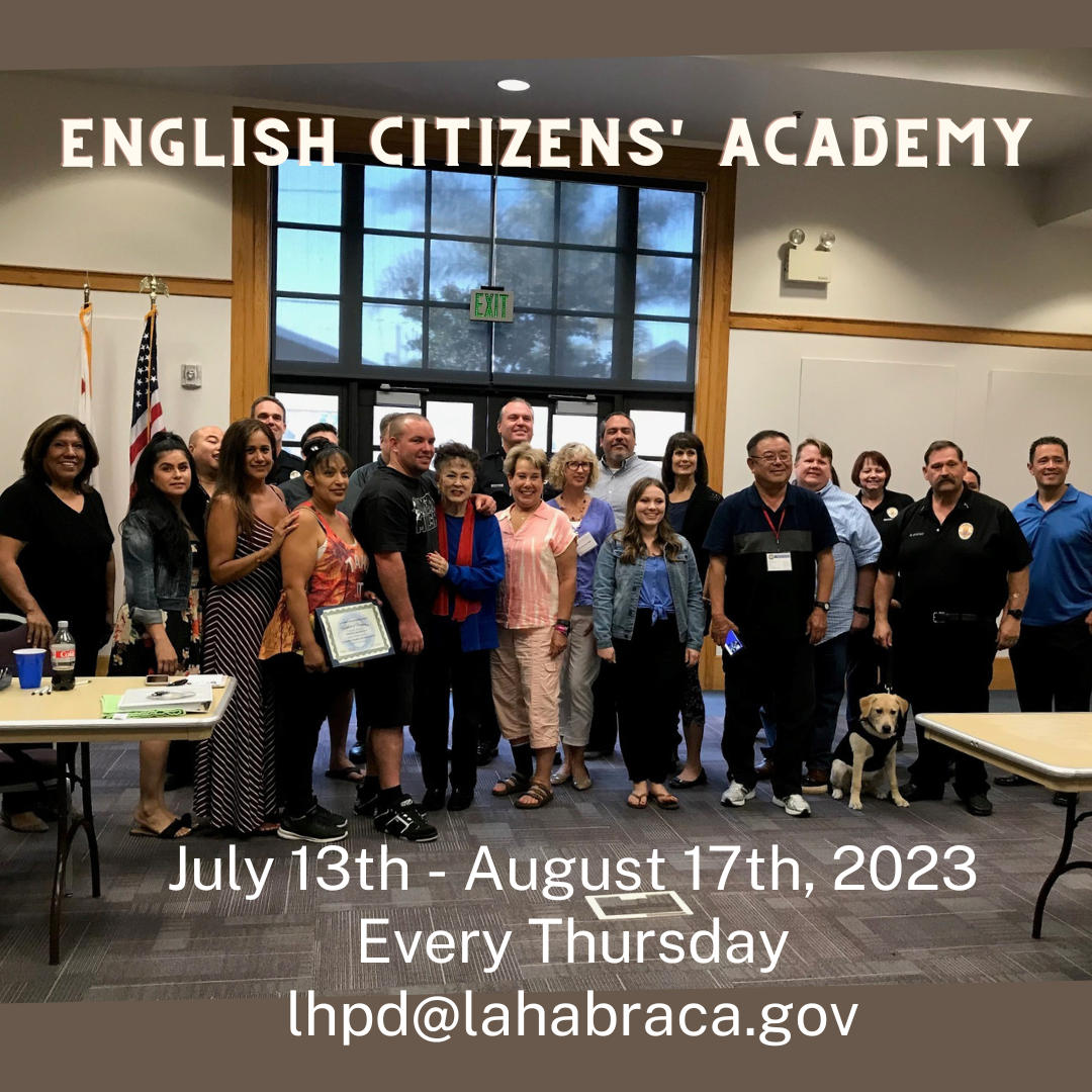 Citizens' Academy in English 2023